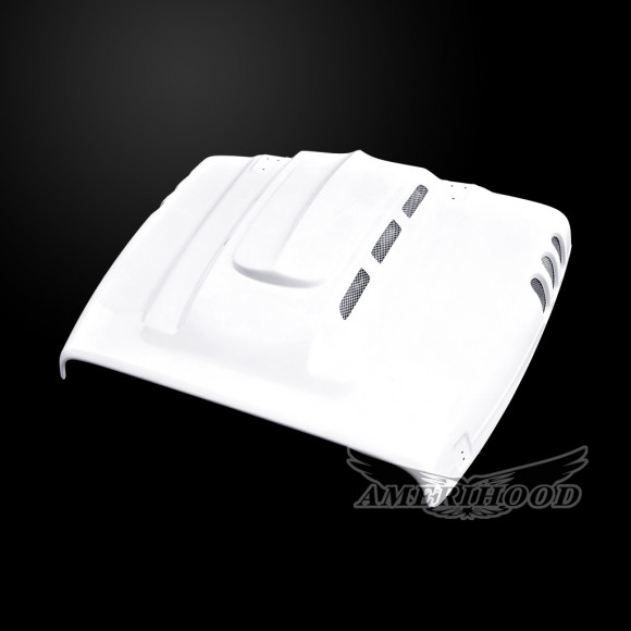 AGG Functional Heat Extractor RamAir Hood 97-06 Jeep Wrangler TJ - Click Image to Close